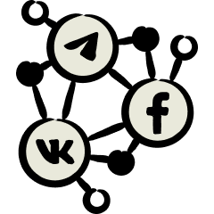 Подключаете группы и аккаунты в пару кликов